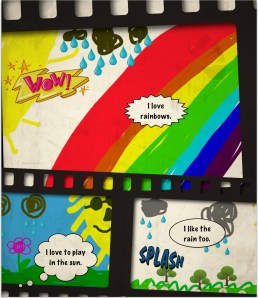 Ella rainbow comic